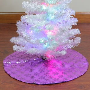 32230546-PURPLE Holiday/Christmas/Christmas Stockings & Tree Skirts