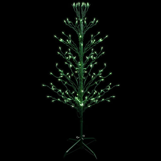 3.25" Green and Clear Shiny Iridescent Glass Ball Christmas Ornaments Set of 4