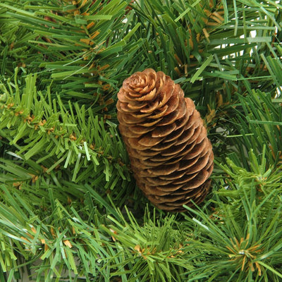 32" Unlit Green and Brown Pine Cones Artificial Christmas Swag