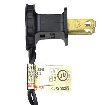 100-Count White LED Mini Christmas Lights with 33' Black Wire