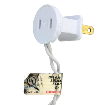 100-Count Red LED Mini Christmas Lights with 33' White Wire