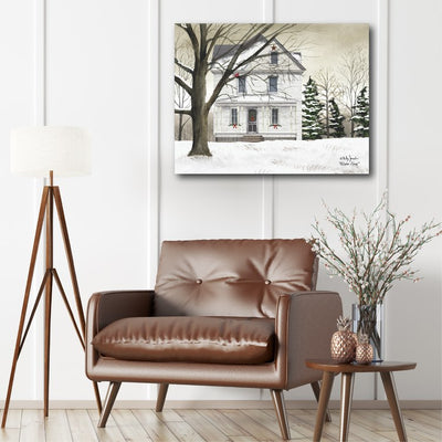 White Christmas Gallery-Wrapped Canvas Wall Art