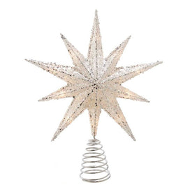 12" 11-Light Battery-Operated LED Bethlehem Star Tree Topper