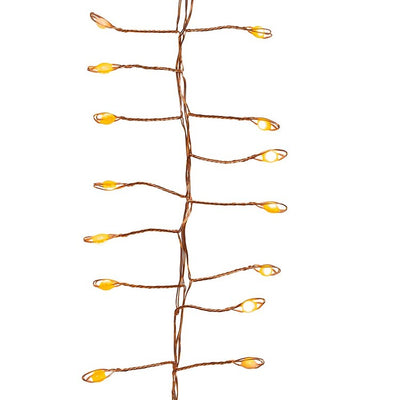 9.8-Foot 300-Light Classic White LED Fairy Light Cluster Garland