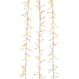 9.8-Foot 300-Light Classic White LED Fairy Light Cluster Garland