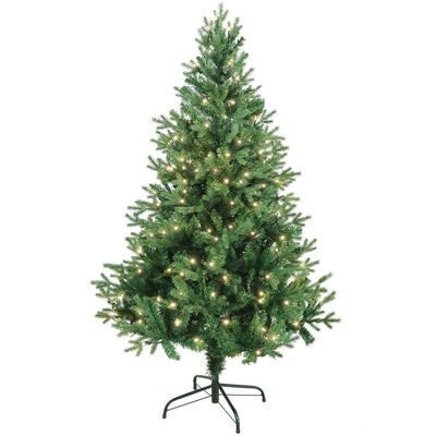 5-Foot Warm White LED Jackson Pine Tree