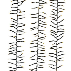 98-Foot 3000-Light Cluster Garland with Warm White LED Lights