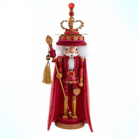 18" Hollywood Coral King Nutcracker