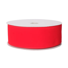 3" x 50 Yards Red Velvet Indoor/Outdoor Wired Ribbon