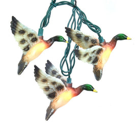 10-Light Mallard Duck Light Set