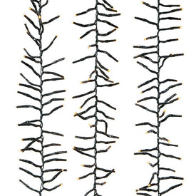 65-Foot 2000-Light Cluster Garland with Classic White LED Lights