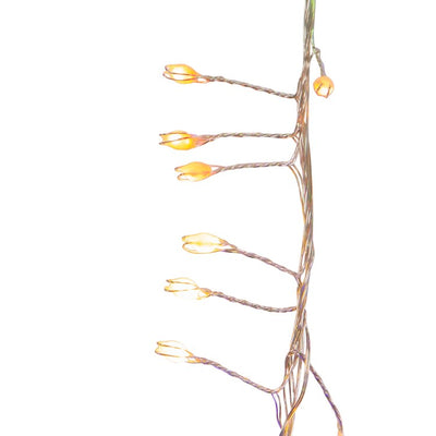 9.8-Foot 300-Light Dual Color LED Cluster Garland