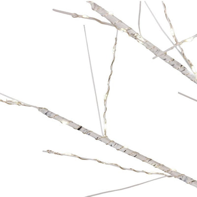 4-Foot White Branch Twinkle Warm White Fairy LED Twig Tree