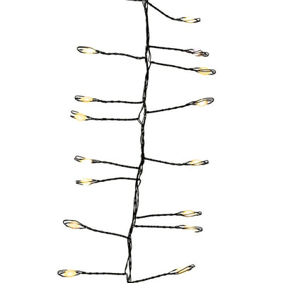 9.8-Foot 300-Light Warm White LED Fairy Light Cluster Garland