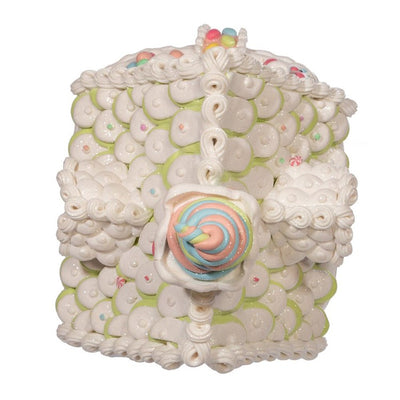 12.5" Battery-Operated Light Up Pastel Gingerbread House