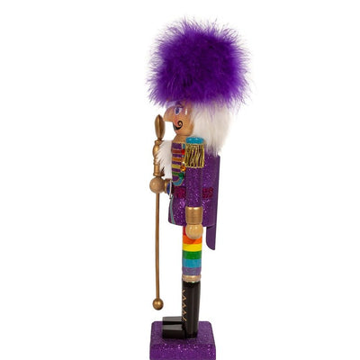 15" Wooden Gay Pride Nutcracker