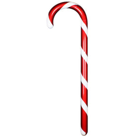 48" Red/White Glitter Candy Cane Ornament