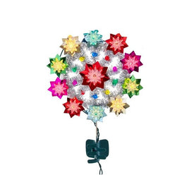 11" 11-Light Multi-Color Retro Reflector Tree Topper
