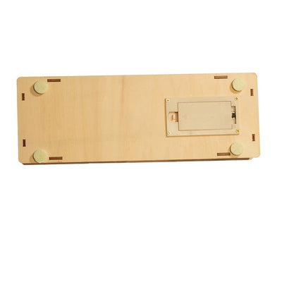 7" Battery-Operated Wooden Light Up Camping Scene