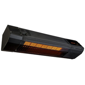 SupremeSchwank 2352 NG 35,000/50,000 BTUh Marine-Grade Stainless Steel with Black Finish Patio Heater