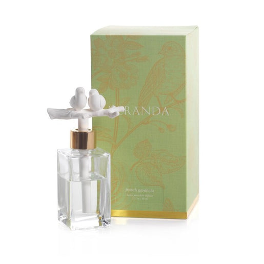 Veranda French Gardenia Porcelain Diffuser - Birds on Twig