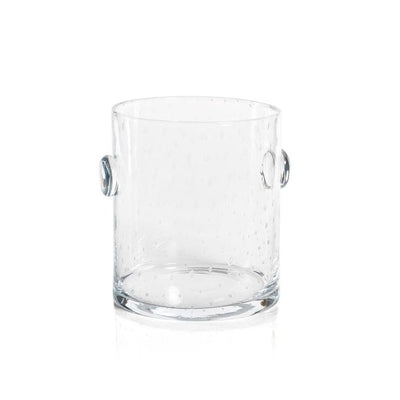 Lagoon 9" Tall Bubbled Glass Ice Bucket