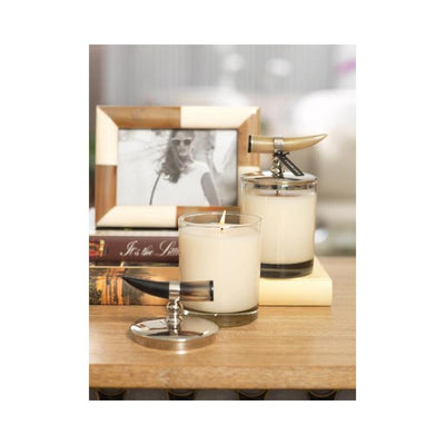Casablanca Horn Scented Candle Jars Set of 2