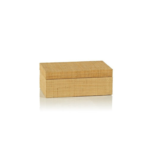 Mati Natural Grasscloth Decorative Box