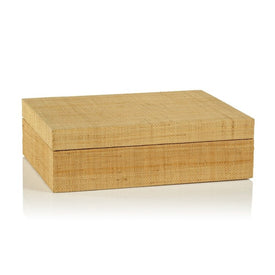 Mati Natural Grasscloth Decorative Box