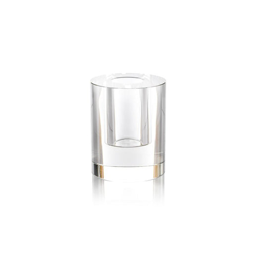 Edita Round Crystal Glass Vase