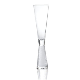Livogno Champagne Flutes on Hammered Stem Set of 4