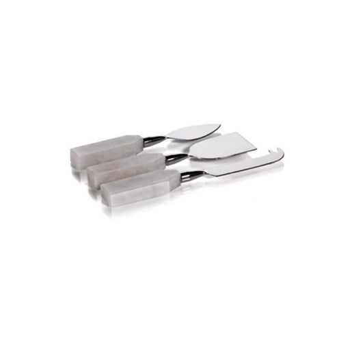 Three-Piece Alabaster Cheese Knife Set