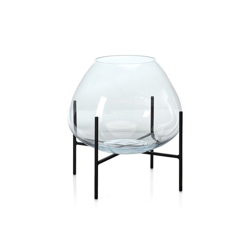 Bali Terrarium Blown Glass on Stand