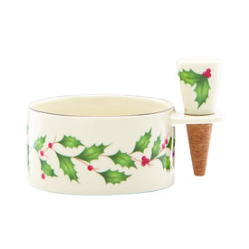 Hosting The Holidays Wine Coaster and Stopper Set