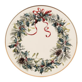Winter Greetings Bread Plate