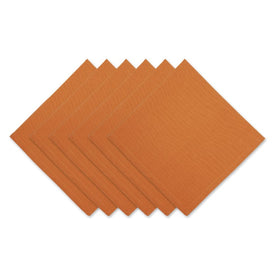 Solid 20" x 20" Napkins Set of 6 - Pumpkin Spice