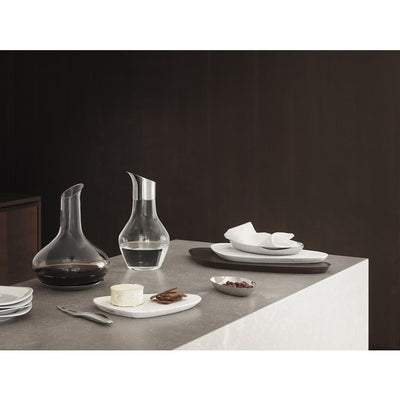Sky Wine Glass Carafe and Stainless Steel Coaster