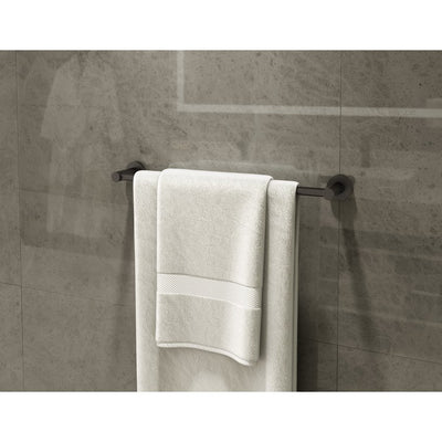 Dia Four-Piece Bath Accessory Set with Toilet Paper Holder, Robe Hook, Towel Ring, and 18" Towel Bar