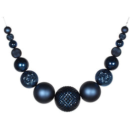 76" Midnight Blue Durian Ornament Swag