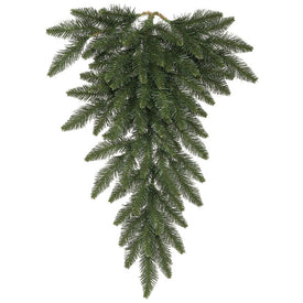 36" Pre-Lit Artificial Camden Fir Teardrop with 50 Warm White LED Lights