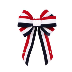 14" x 28" Red-White-Blue Velvet Bow