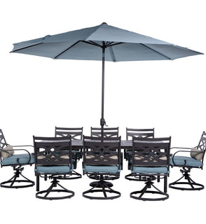 Product Image: MCLRDN9PCSW8-SU-B Outdoor/Patio Furniture/Patio Dining Sets