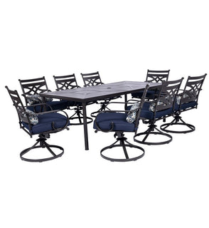 Product Image: MCLRDN9PCSW8-NVY Outdoor/Patio Furniture/Patio Dining Sets