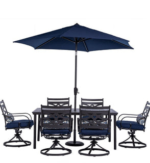 Product Image: MCLRDN7PCSQSW6-SU-N Outdoor/Patio Furniture/Patio Dining Sets