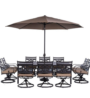 Product Image: MCLRDN11PCSW10-SU-T Outdoor/Patio Furniture/Patio Dining Sets