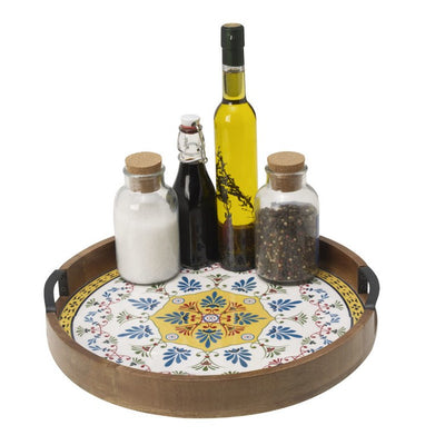 Gourmet Basics by Tile Lazy Susan Server