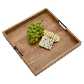 Gourmet Basics by Square Lazy Susan Serving Tray