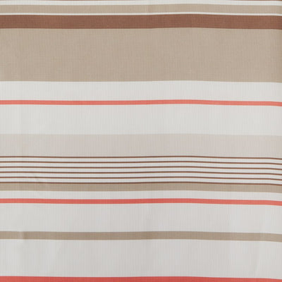 Coral Gardens Stripe Shower Curtain in Tan