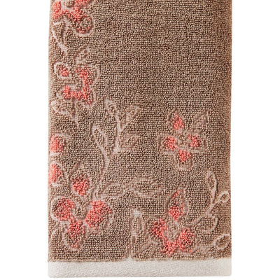 Coral Gardens Hand Towel in Taupe