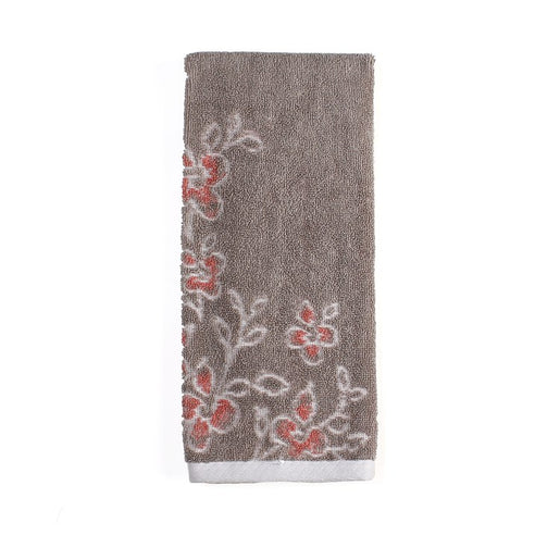 Coral Gardens Hand Towel in Taupe